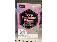 b.pure Teen Feminie Wipes, 8 Count - thumbnail 2