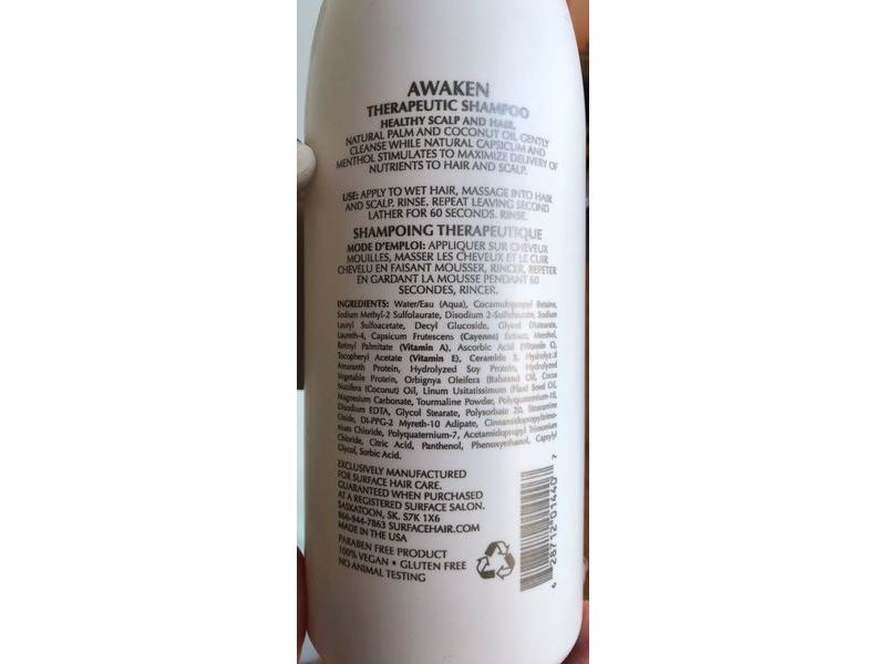 Surface Awaken Therapeutic Shampoo, 33.8 fl oz / 999 ml