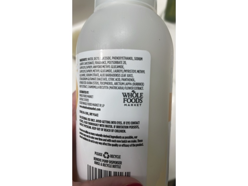 365 Whole Foods Market Foaming Hand Soap, Pumpkin Crumble, 12 fl oz/355 mL