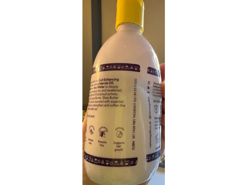 Nature Spell Curl Enhancing Salt Free Conditioner, 10.14 fl oz/300 mL