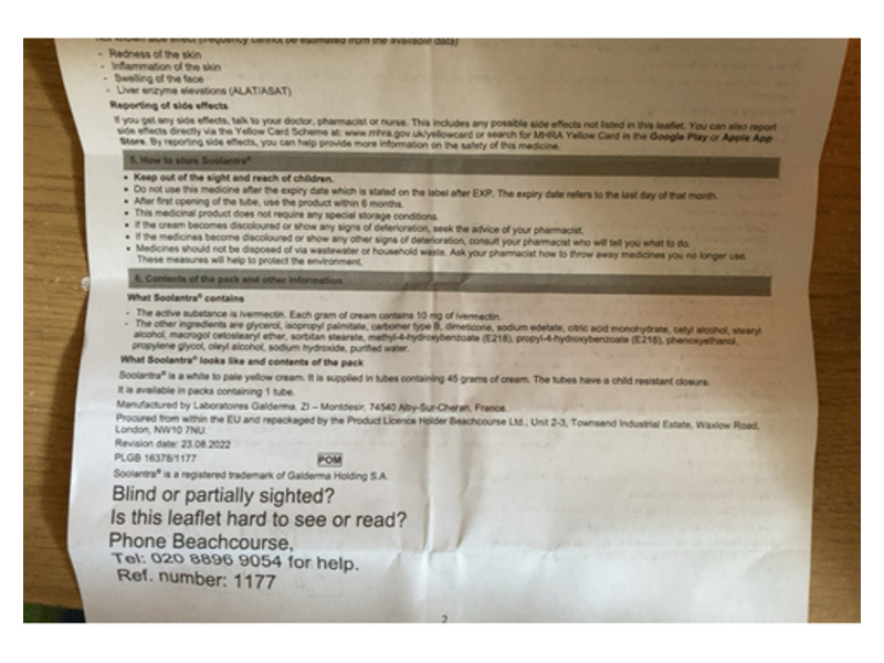 Soolantra (Ivermectin) Creme, 45 g, Galderma (RX)