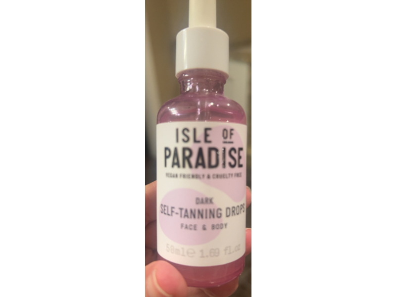 Isle Of Paradise Self - Tanning Drops, Dark, 1.69 fl oz/58 mL