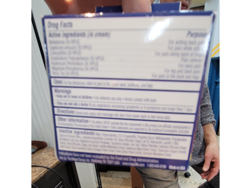 Magnilife Leg & Back Pain Relief Cream, 4 oz/113 g