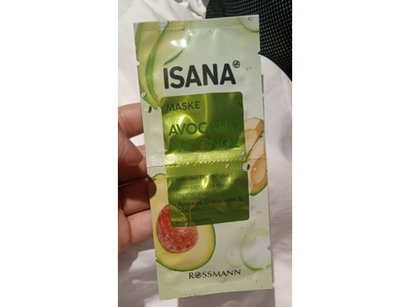 Rossmann Isana Mask, Avocado, 16 mL