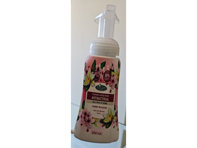 Tricare Antibacterial Foaming Hand Wash, Cherry Blossom Extract, 250 mL