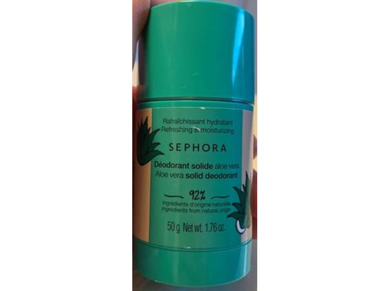 Sephora Solid Deodorant, Aloe Vera, 1.76 oz/50 g