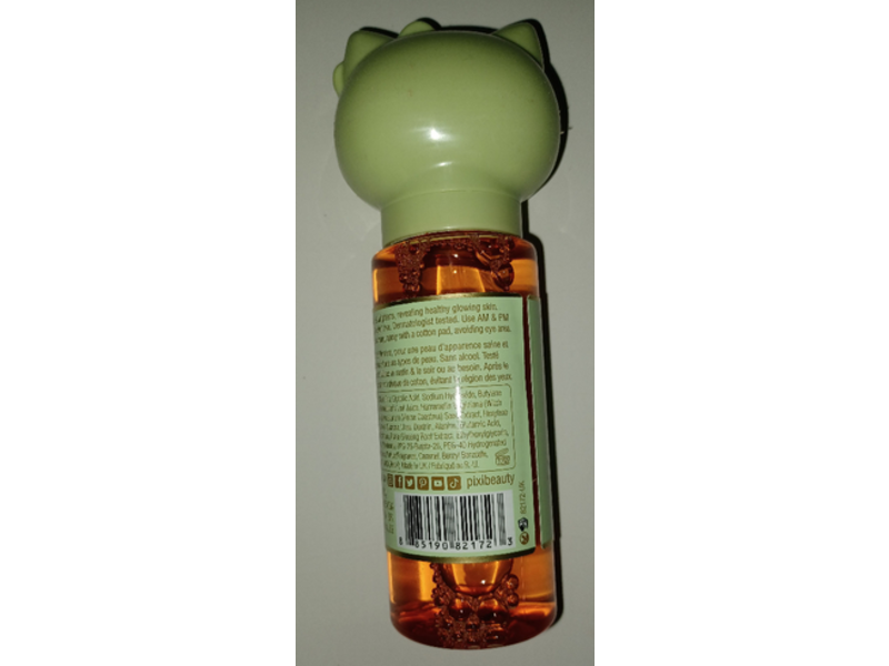 Pixi x Hello Kitty Glow Tone Exfoliating Toner, 5% Glycolic Acid, 3.4 fl oz/100 mL