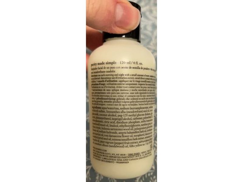 Philosophy Purity Facial Cleanser, 4 fl oz/120 mL