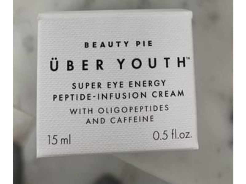 Beauty Pie Uber Youth Super Eye Energy Cream, Oligopeptides & Caffeine, 0.5 fl oz/15 mL