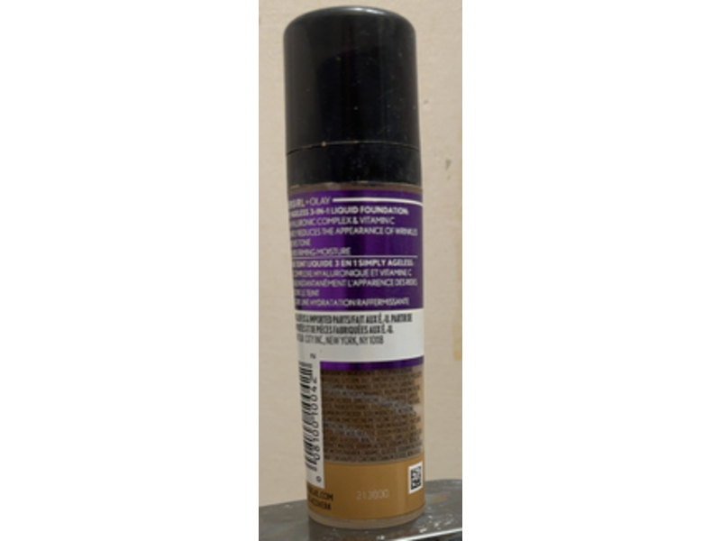 Covergirl + Olay Simply Ageless 3 In 1 Foundation, 245 Warm Beige, 1 fl oz/30 mL