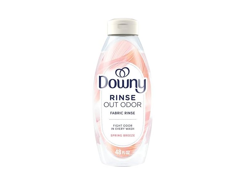 Downy Rinse Out Odor Fabric Rinse, Spring Breeze, 48 fl oz/1.41 L