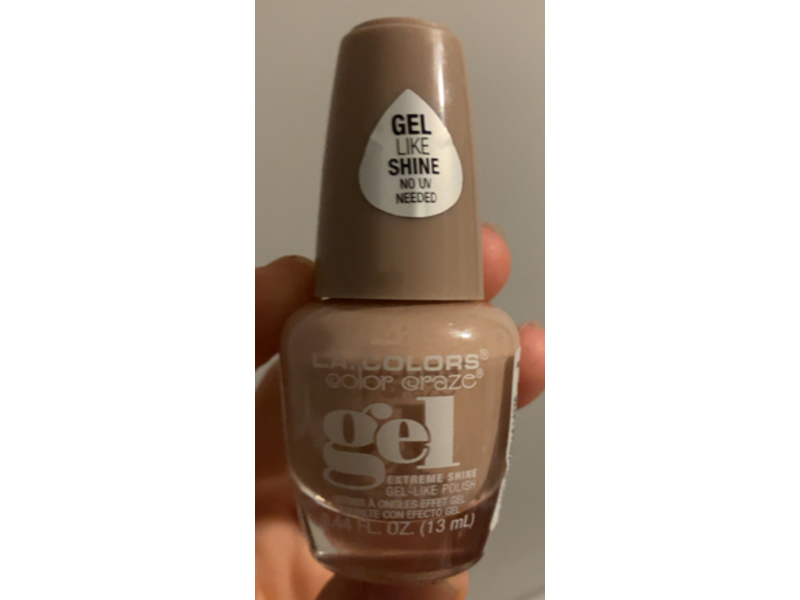 L.A Colors Color Craze Gel Extreme Shine Gel-Like Polish, 0.44 fl oz/13 mL