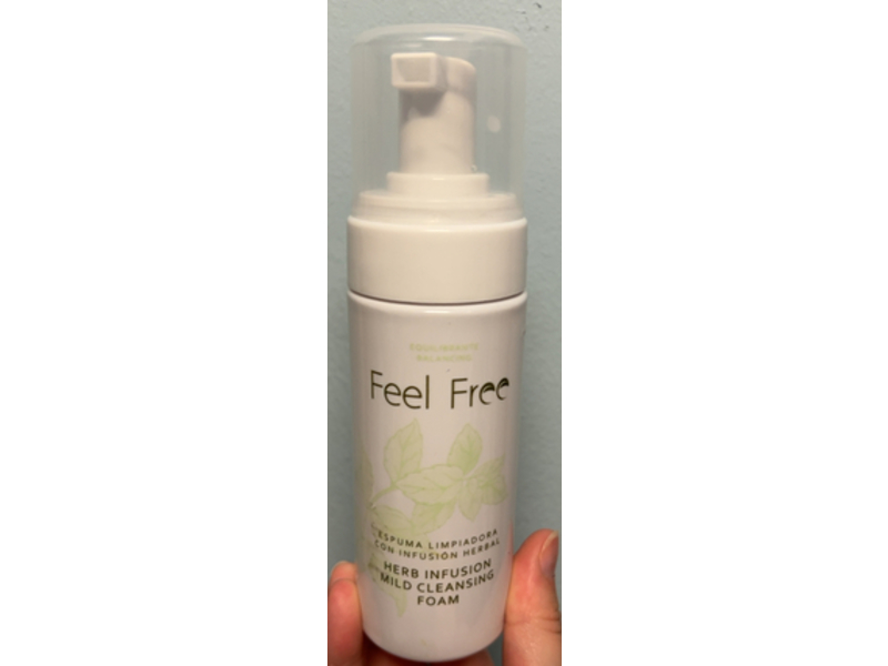 Feel Free Herb Infusion Mild Cleansing Foam, 5.07 fl oz/150 mL