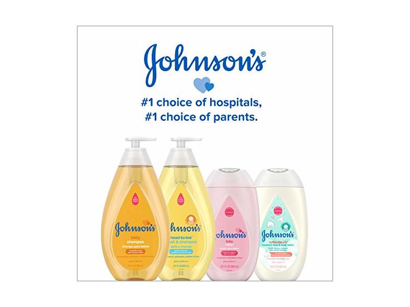 Johnson's Baby Shampoo, 40.8 fl oz/1200 mL, Pack of 12
