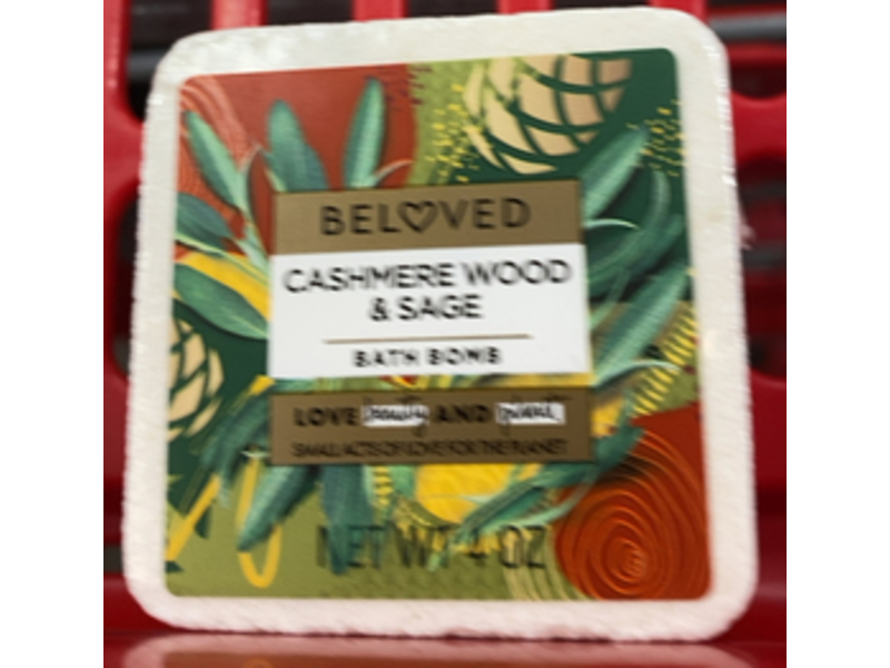 Love Beauty & Planet Beloved Cashmere Wood & Sage Bath Bomb, 4 oz