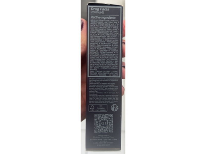 Dior Forever Skin Glow Foundation, SPF 15 4C Cool, 1 fl oz/30 mL