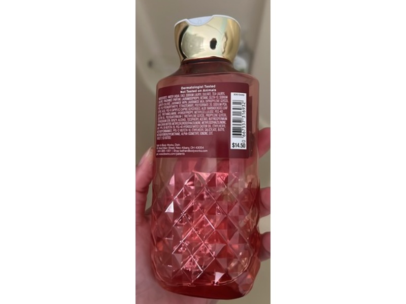 Bath & Body Works Shower Gel, Forever Red, Aloe + Vitamin E, 10 fl oz/295 mL