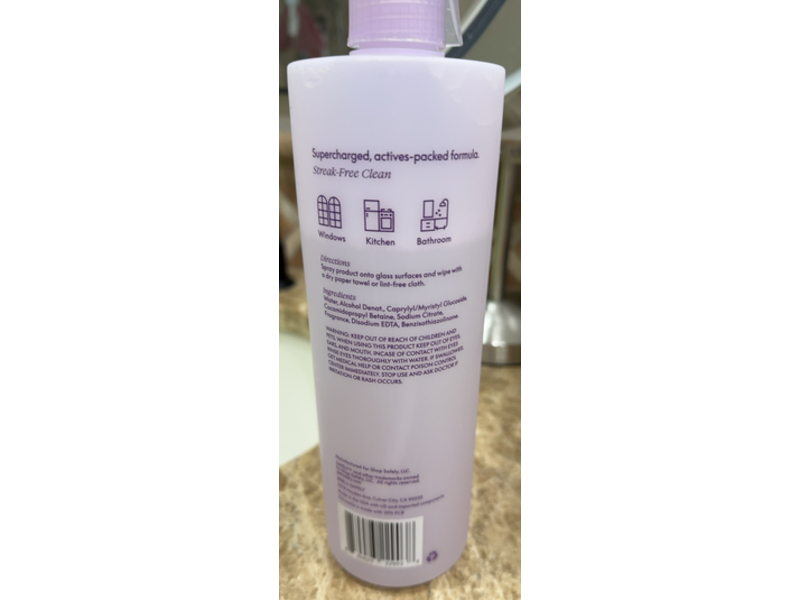 Safely Glass Cleaner, Calm, 28 fl oz/828 mL