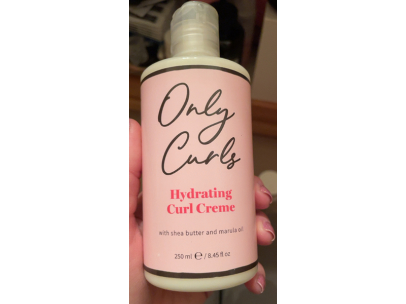 Only Curls Hydrating Curl Creme, Shea Butter & Marula Oil, 8.45 fl oz/250 mL