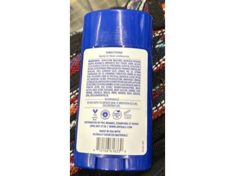 Dr Teal's Deodorant, Rose & Milk, 2.5 oz/71 g