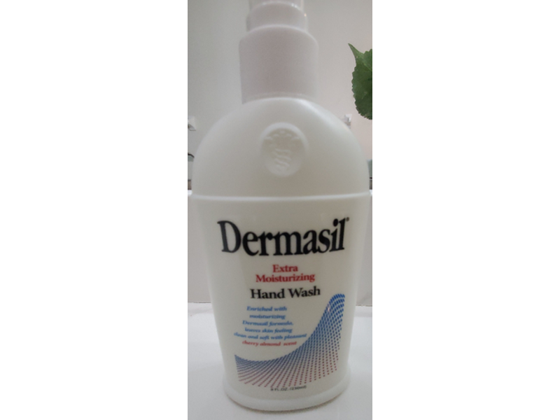 Dermasil Extra Moisturizing Hand Wash, cherry Almond Scent, 8 fl oz/236 mL, Pack Of 2