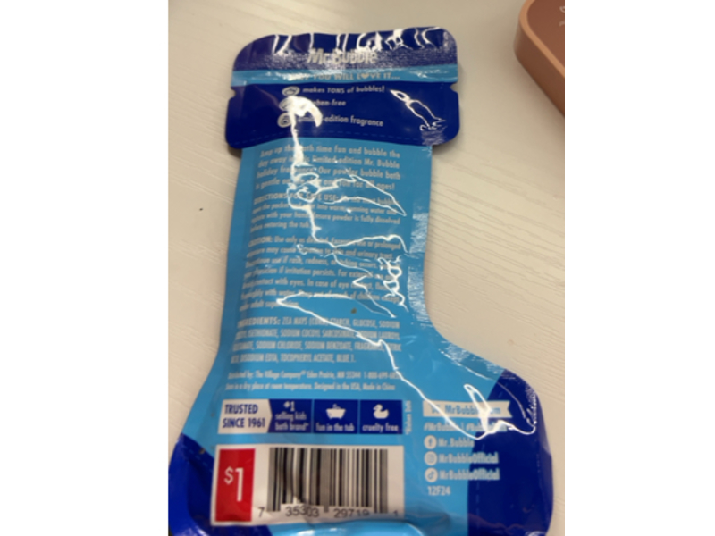 Mr. Bubble Powder Bubble Bath, Berry Blizzard, 1.4 oz/40 g