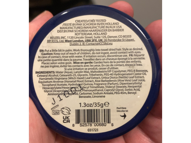 Reuzel Fiber Pomade, 1.3 oz/35 g