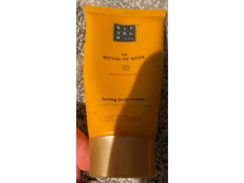 Rituals The Ritual Of Mehr Loving Body Cream, Orange & Cedar Wood, 2.3 fl oz/70 mL