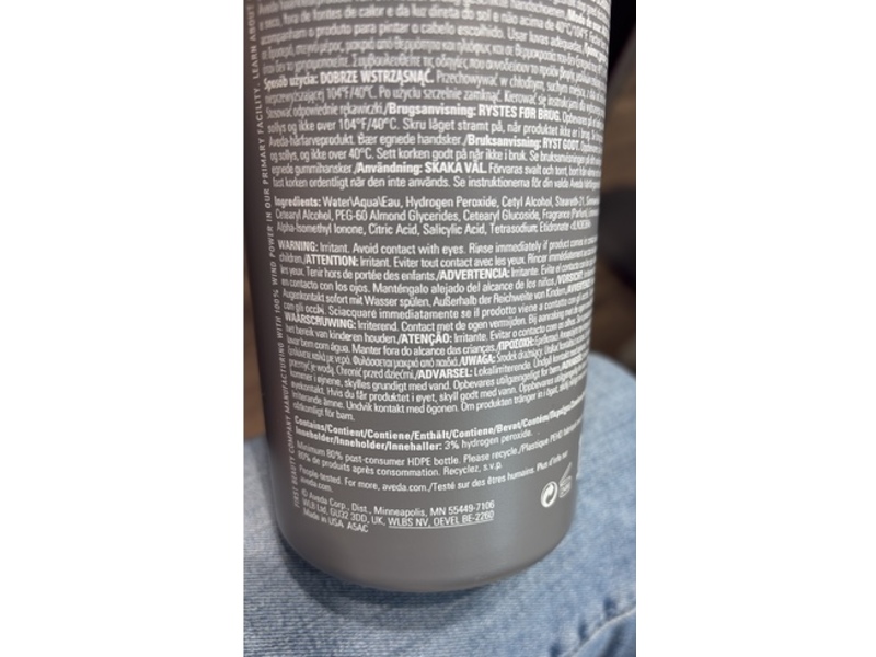 Aveda Color Catalyst Conditioning Developer Cream, 10 Volume, 30 fl oz/887 mL