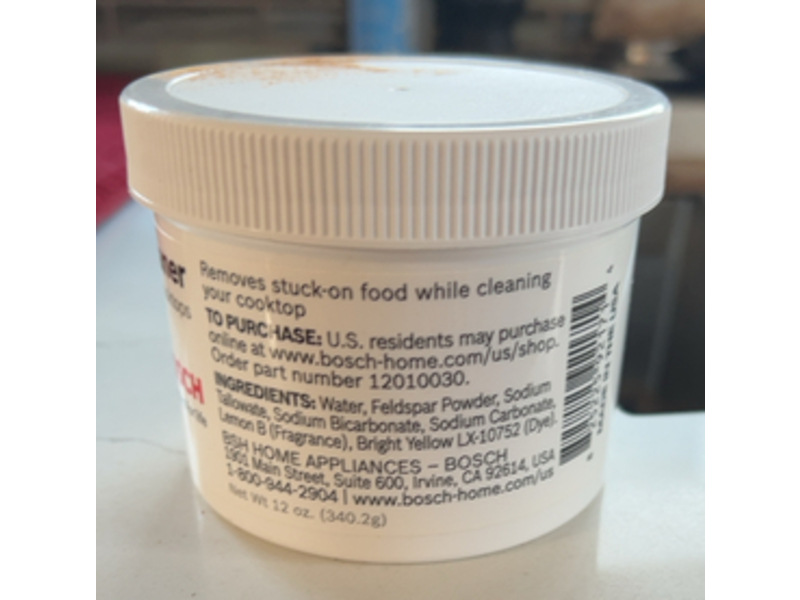 Bosch Glass Cooktop Cleaner, 12 oz/340.2 g, Pack Of 2