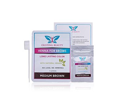 Existing Beauty Eyebrow Color, Medium Brown, 1g