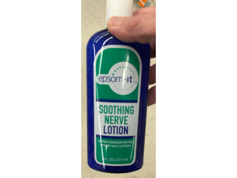 Epsom-It Soothing Nerve Lotion, 8 oz/237 mL