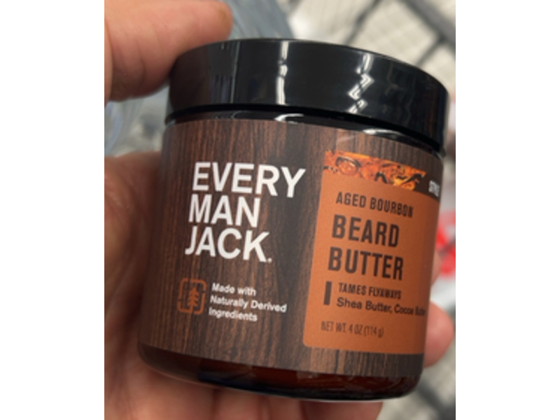 Every Man Jack Aged Bourbon Beard Butter, 4 oz/114 g, Pack Of 2