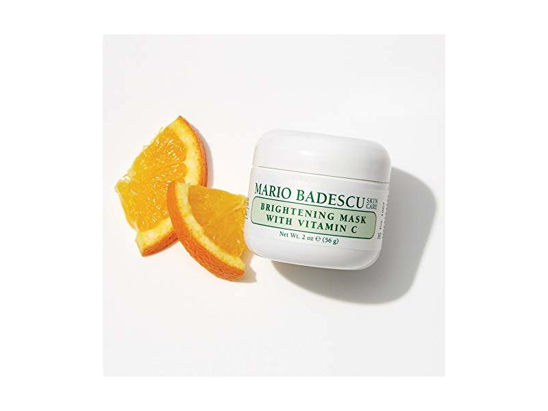 Mario Badescu Brightening Mask With Vitamin C, White, 2 Oz