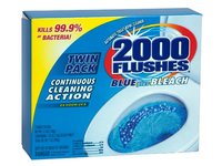 2000 Flushes Blue Plus Bleach Automatic Toilet Bowl Cleaner, 3.5 oz/100 g, Pack Of 2 - thumbnail 1