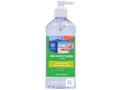 Kroger Skin Moisturizer Soothing Gel, Aloe, 16 oz/453 g