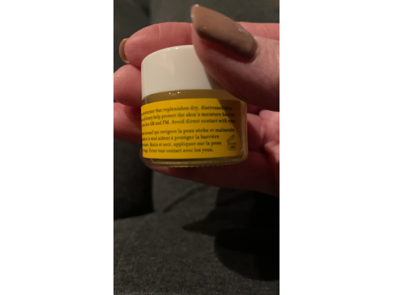 Farmacy Honey Halo Ceramide Face Moisturizer Cream, 9 mL