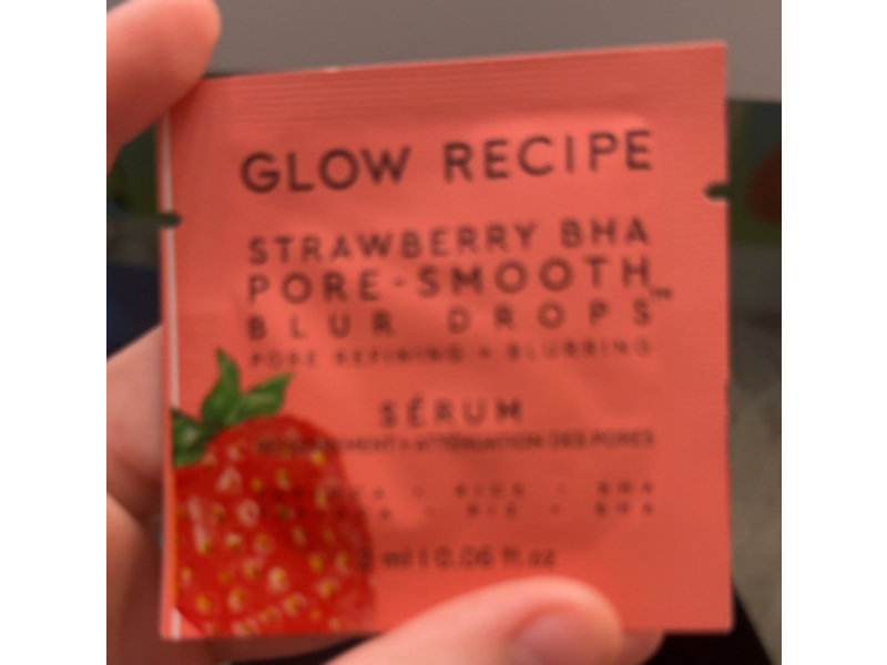 Glow Recipe Strawberry Smooth BHA + AHA Salicylic Serum, 30 mL/1 fl oz