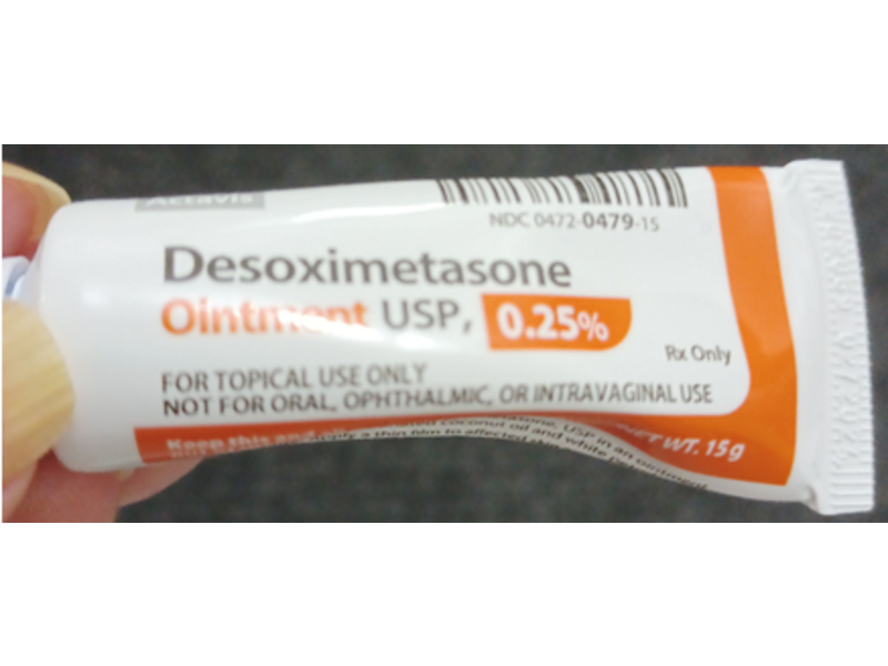 Desoximetasone Ointment USP 0.25%, 15 g Activas Pharma (RX)