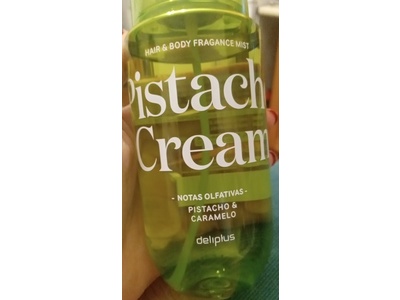 Deliplus Pistacho Cream Hair & Body Fragrance Mist, 250 mL