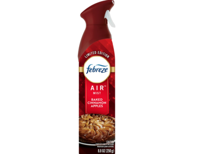 Febreze Air Mist, Baked Cinnamon Apples, 8.8 oz/250 g, 3 Pack
