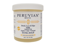 Peruvian White Braid, Loc & Edge Gel, Apple Cider Vinegar, 16 fl oz/473 mL, Pack Of 2 - thumbnail 1