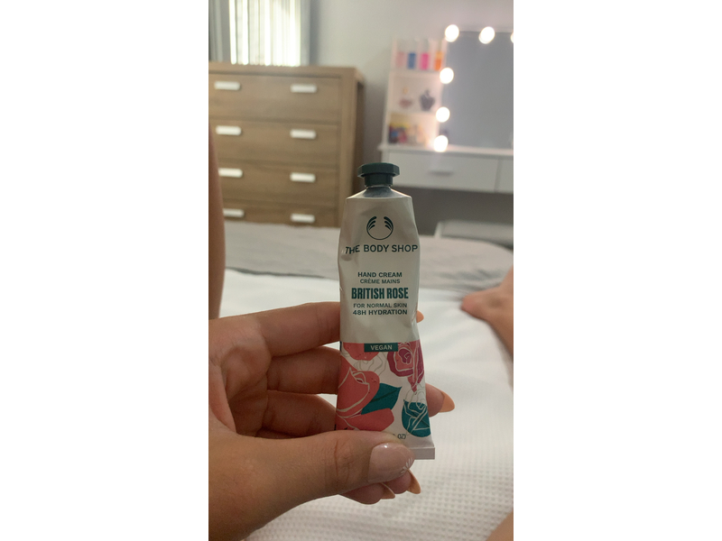 The Body Shop Hand Cream, British Rose, 1.0 fl oz/30ml