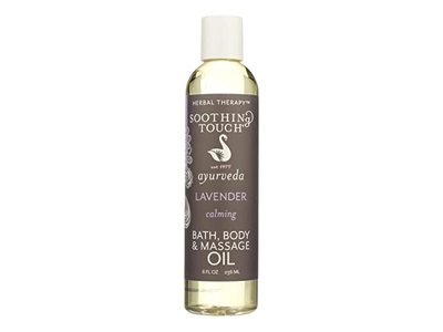 Soothing Touch Bath Body & Massage Oil, Calming Lavender, 8 fl oz/236 mL