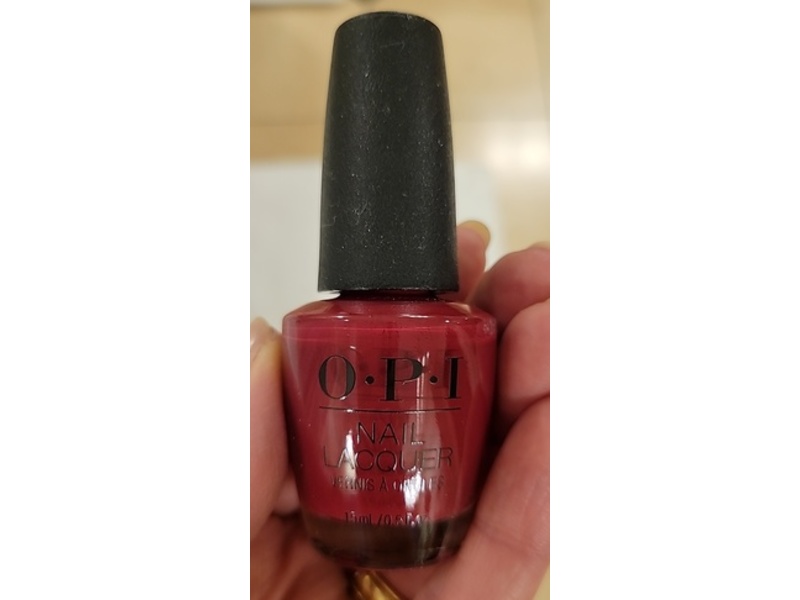 OPI Nail Polish Lacquer, Chick Flick Cherry, 0.5 fl oz/15 mL