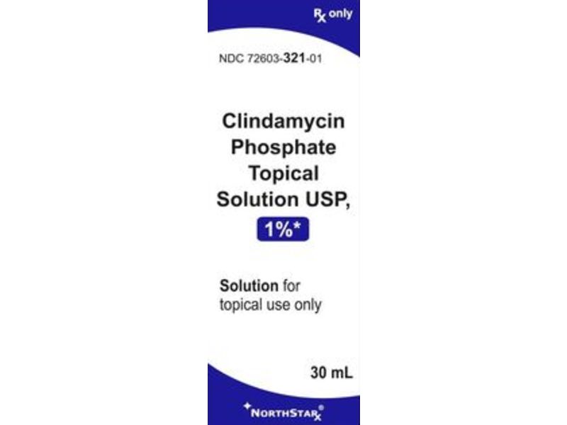 Clindamycin Phosphate Topical Solution 1%, 30 mL, Northstarx (Rx)