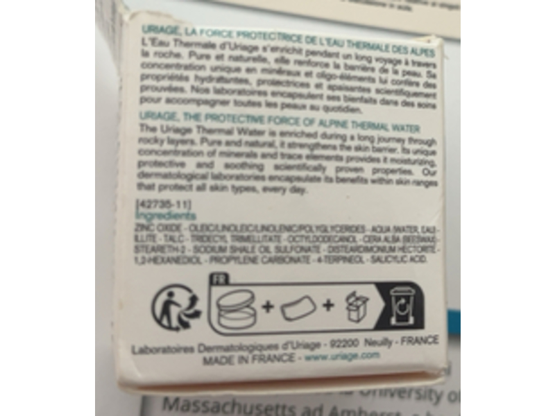 Uriage Eau Thermale Hyseac Local Skincare SOS Paste, 0.5 oz/15 g