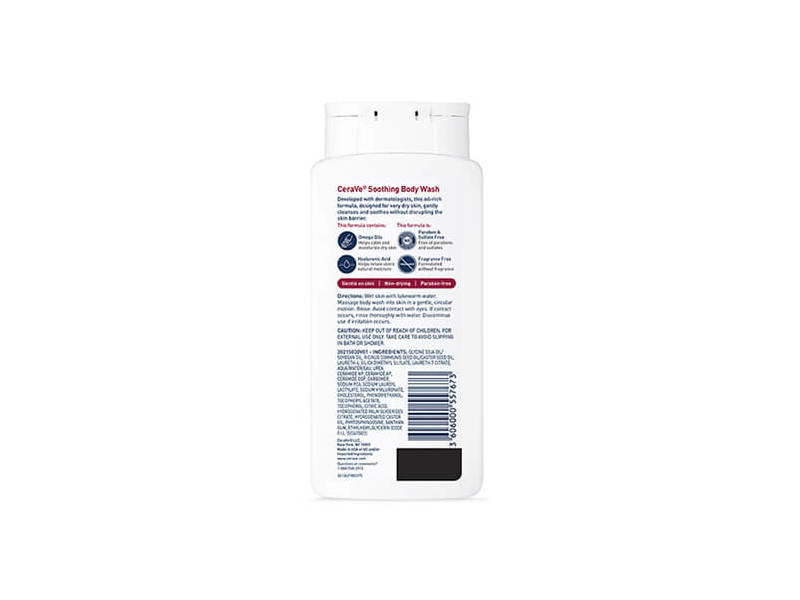 CeraVe Eczema Soothing Body Wash, Ulta Gentle Formula