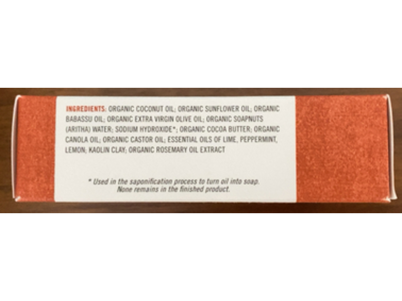 Chagrin Valley Soap & Salve Company Soapnuts Citrus Mint Shampoo Nourishing Bar, 5.6 oz