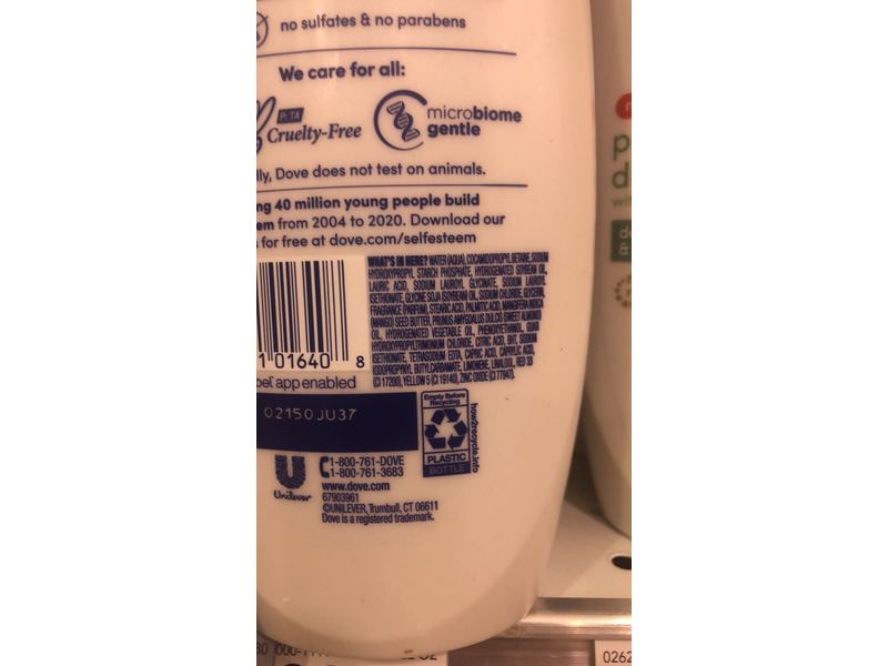 Dove Glow Body Wash, Mango + Almond Butter, 22 fl oz/650 mL